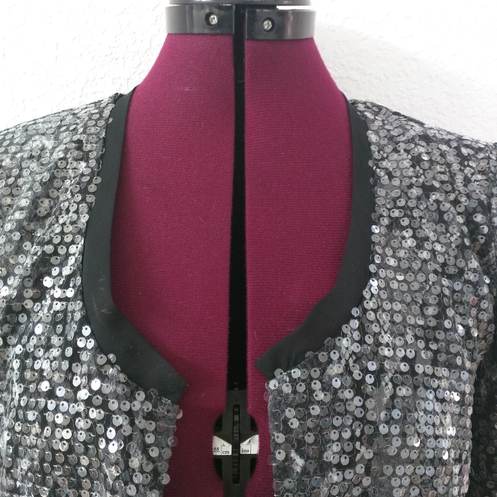 Sequin Split Back Kenneth Cole Blazer - image 2